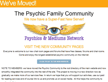 Tablet Screenshot of family.psychics.co.uk